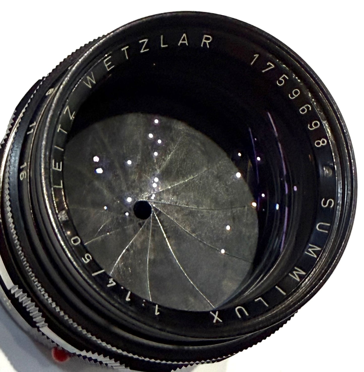 Leica 50mm F1.4 Summilux V2 Black Paint Repainted for M3 M4 M10 M11