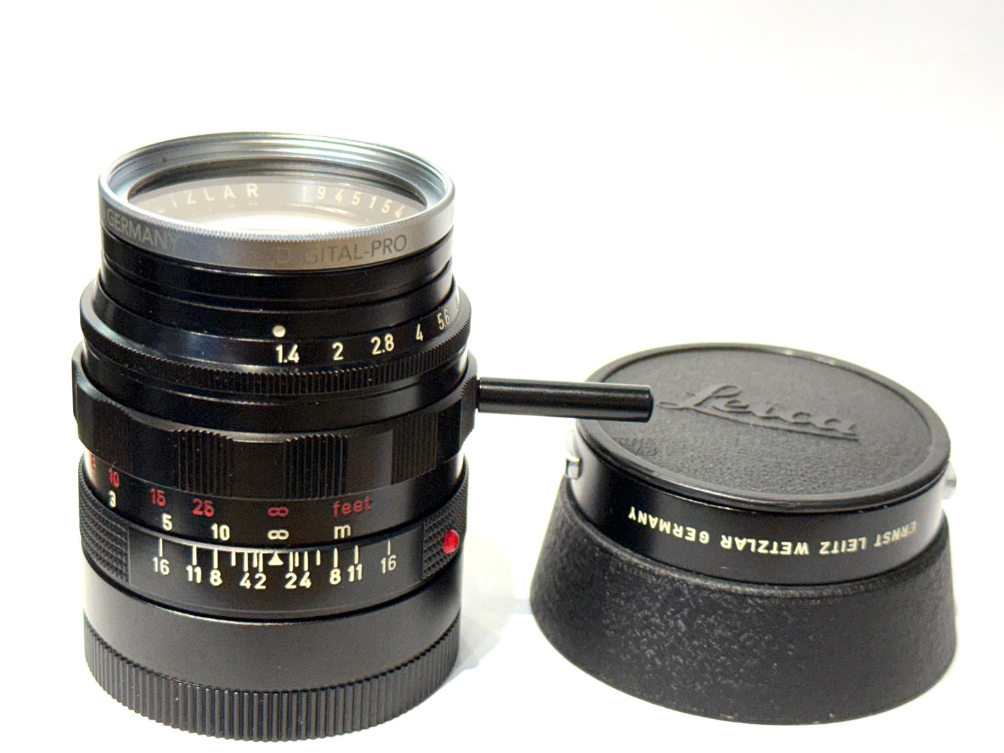 Leica 50mm F1.4 Summilux V2 Black Paint Repainted for M3 M4 M10 M11