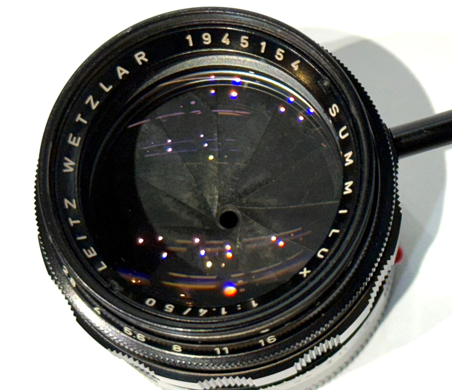 Leica 50mm F1.4 Summilux V2 Black Paint Repainted for M3 M4 M10 M11
