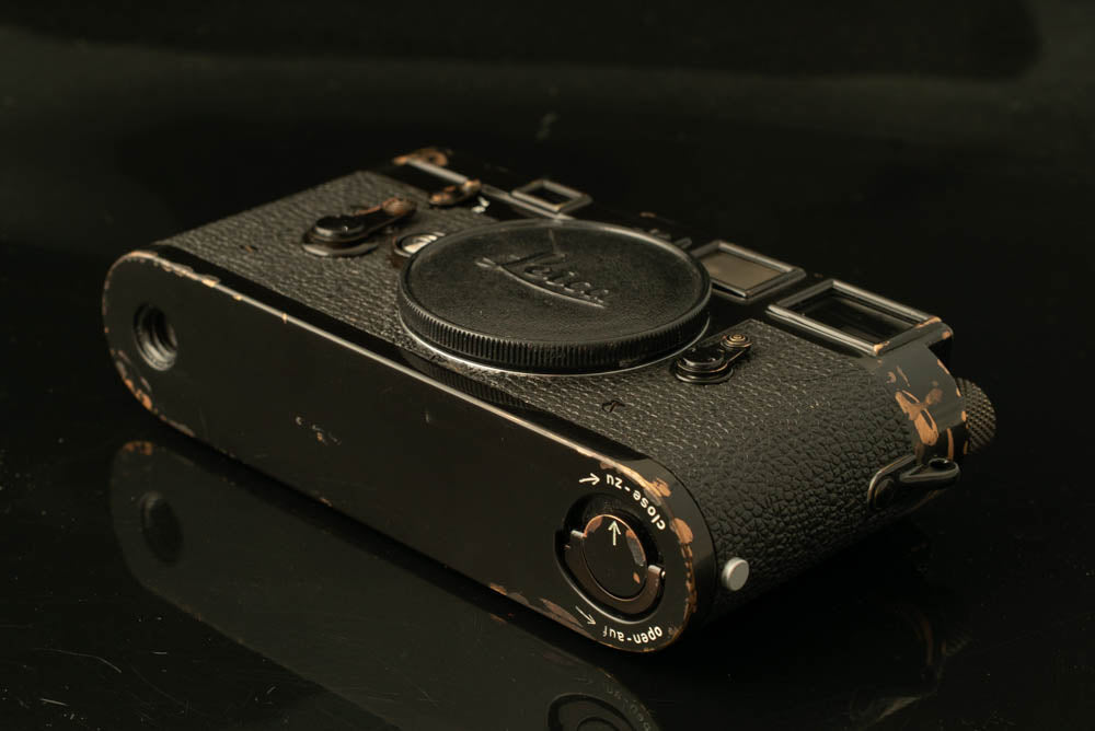 LEICA M3 All Black Dial RANGEFINDER FILM CAMERA REPAINT Brass2Black