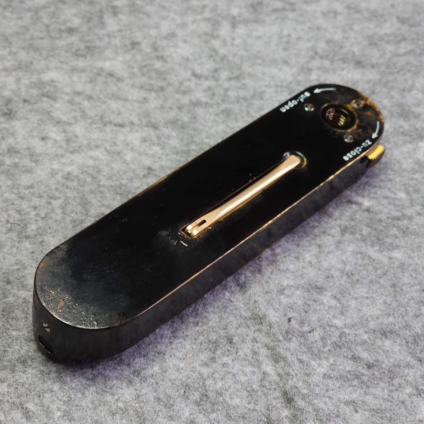 Leica Leicavit MP Style in Black Paint Bubbles finish