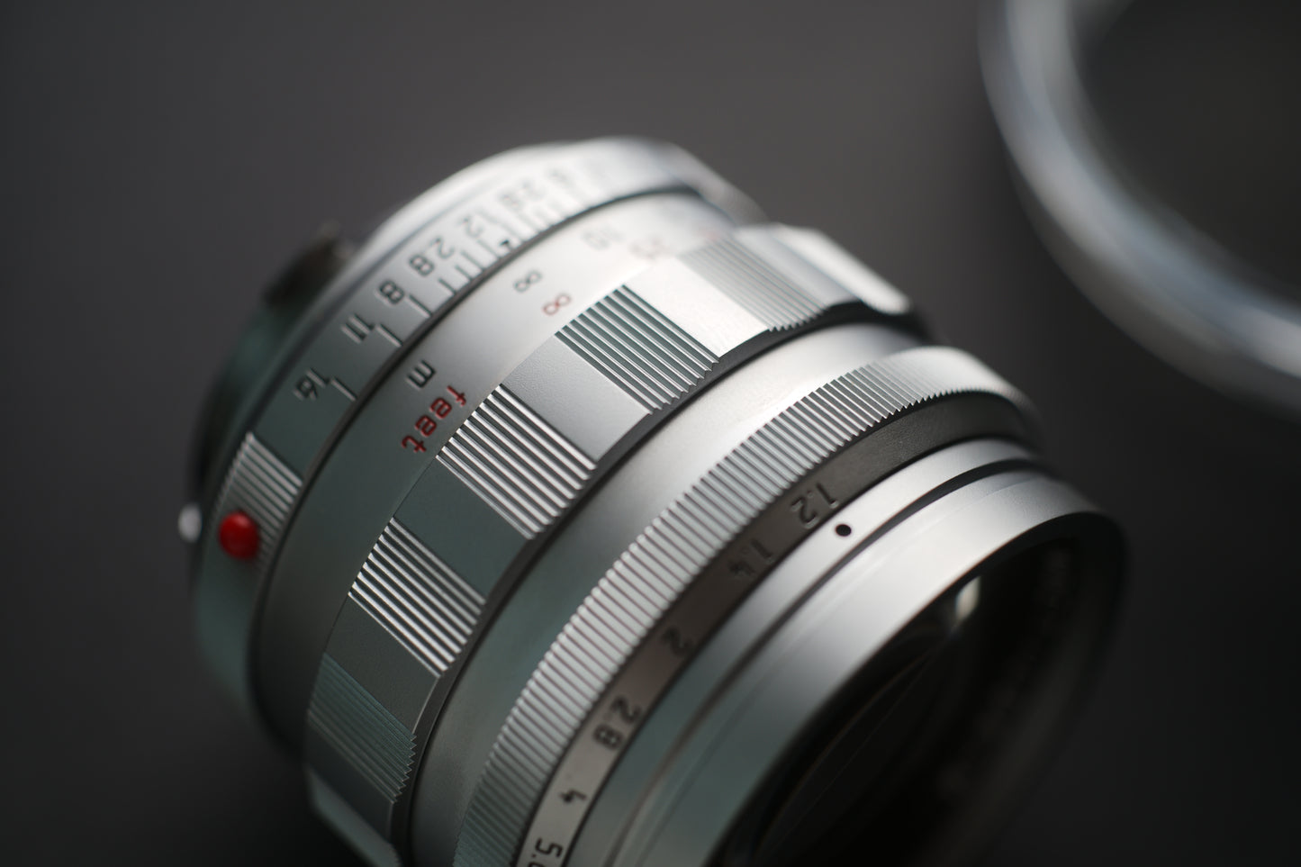 Leica 50mm F1.2 ASPH repainted in silver chrome 8868 LUCKY NUMBER