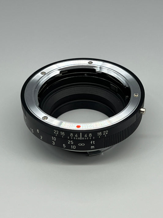 CY-LM R50 rangefinder-link adapter - Contax/Yashica mount lens to Leica M