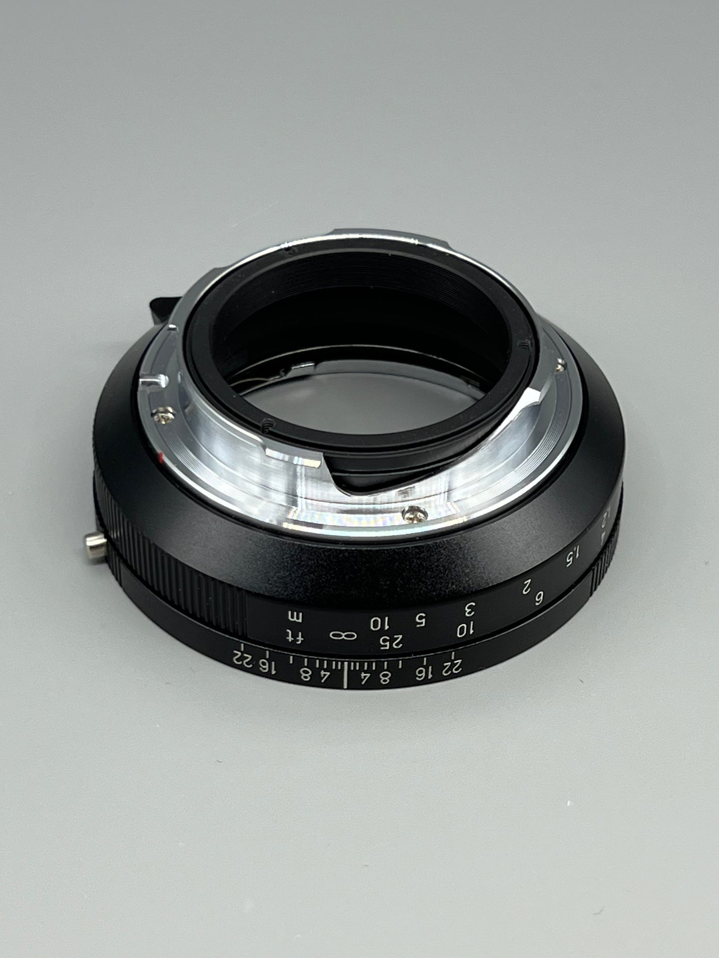CY-LM R50 rangefinder-link adapter - Contax/Yashica mount lens to Leica M