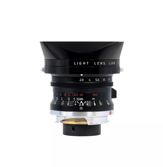 Light lens lab 28mm F2.8 Lens Nine Element Elmarit Rangefinder Leica M M6 Black