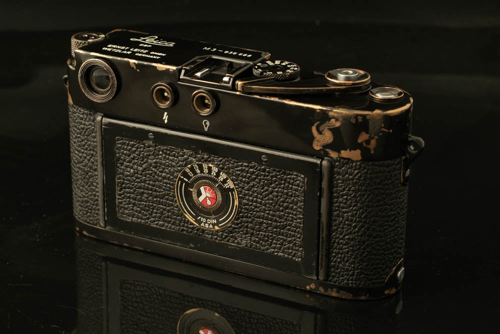 LEICA M3 All Black Dial RANGEFINDER FILM CAMERA REPAINT  Brass2Black