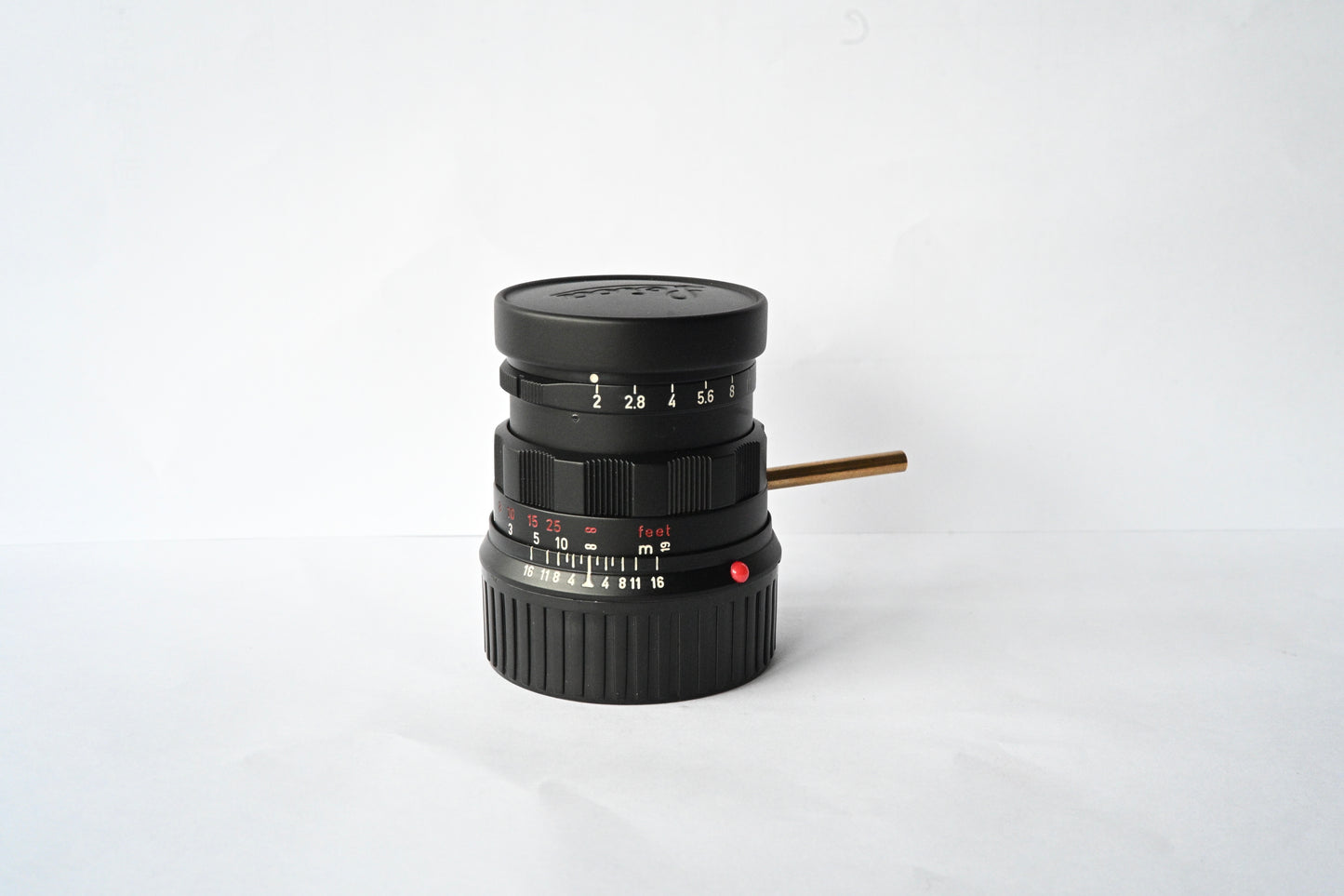 Leica SUMMICRON 50mm F2 Rigid Black Repaint **M3D Style