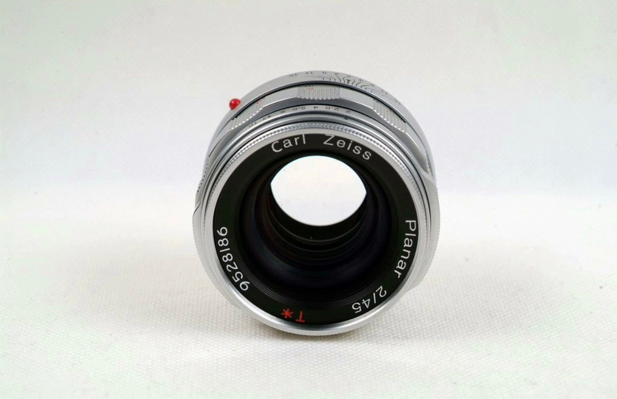 Funleader Contax G 45mm F2 - Silver Chrome / Leica M Mount (97-98%new)