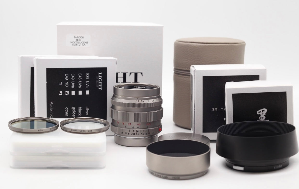 Light Lens Lab Leica Noctilux Titanium 50mm f/1.2 ASPH for M Mount M3 M6 M10 M11