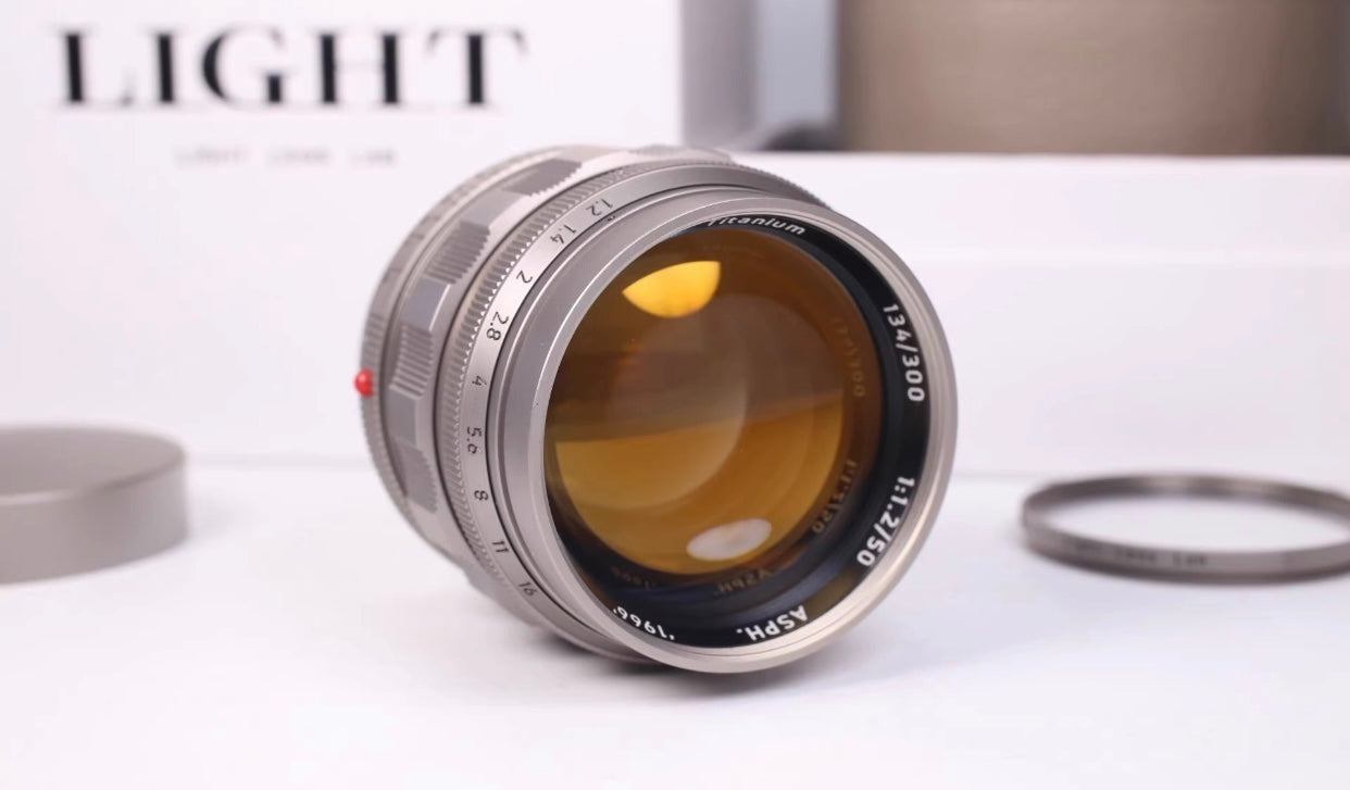 Light Lens Lab Leica Noctilux Titanium 50mm f/1.2 ASPH for M Mount M3 M6 M10 M11