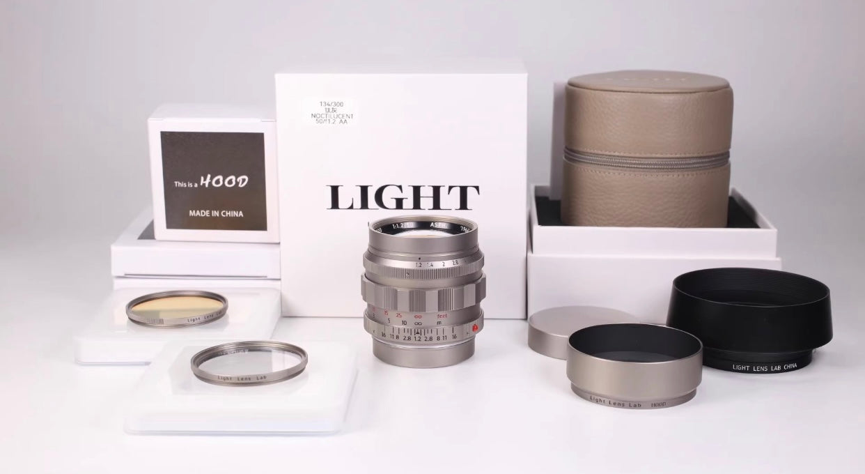 Light Lens Lab Leica Noctilux Titanium 50mm f/1.2 ASPH for M Mount M3 M6 M10 M11