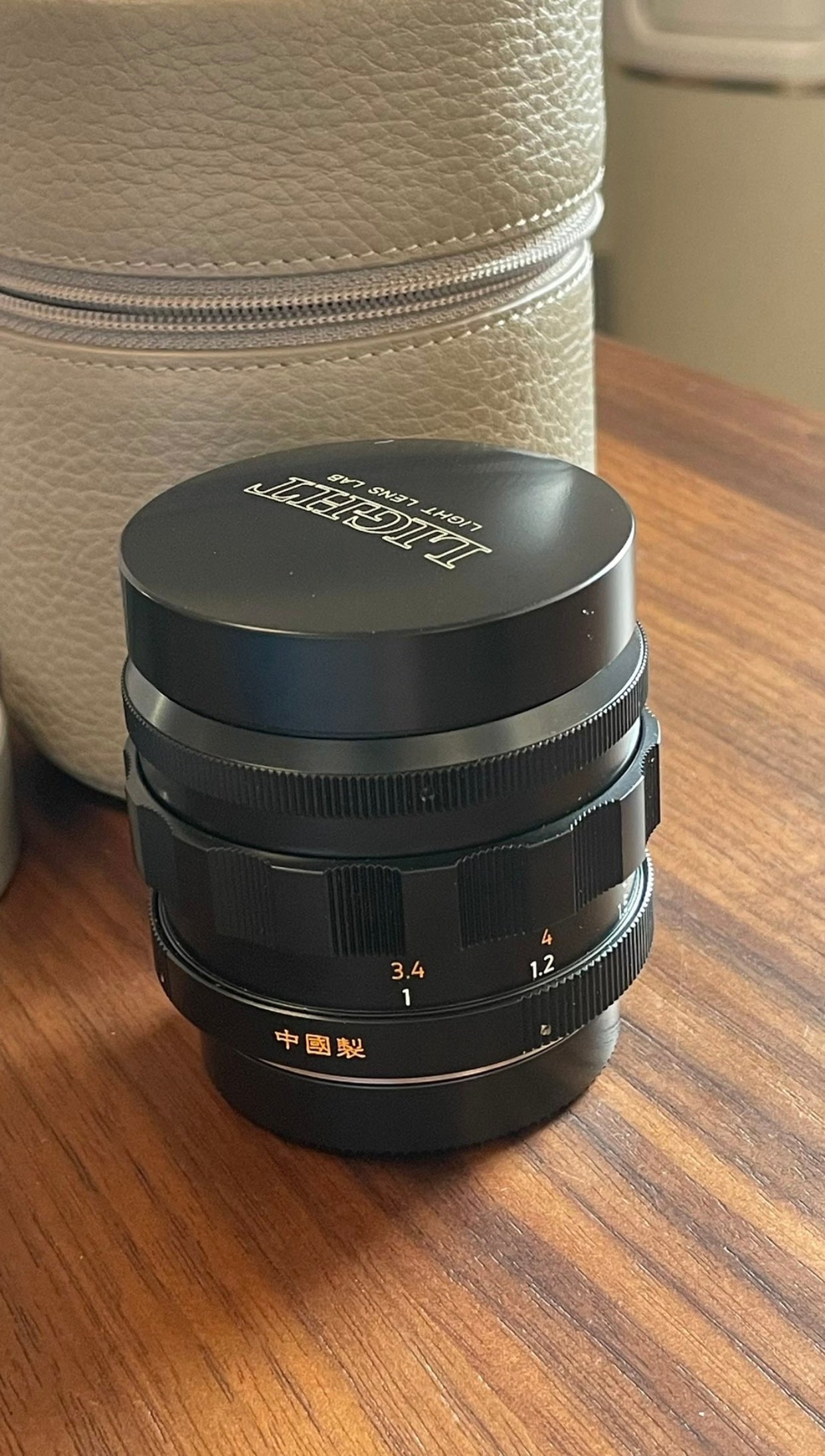 Light Lens Lab Noctilux 50mm f/1.2 ASPH for Leica M Black Paint Brass Version