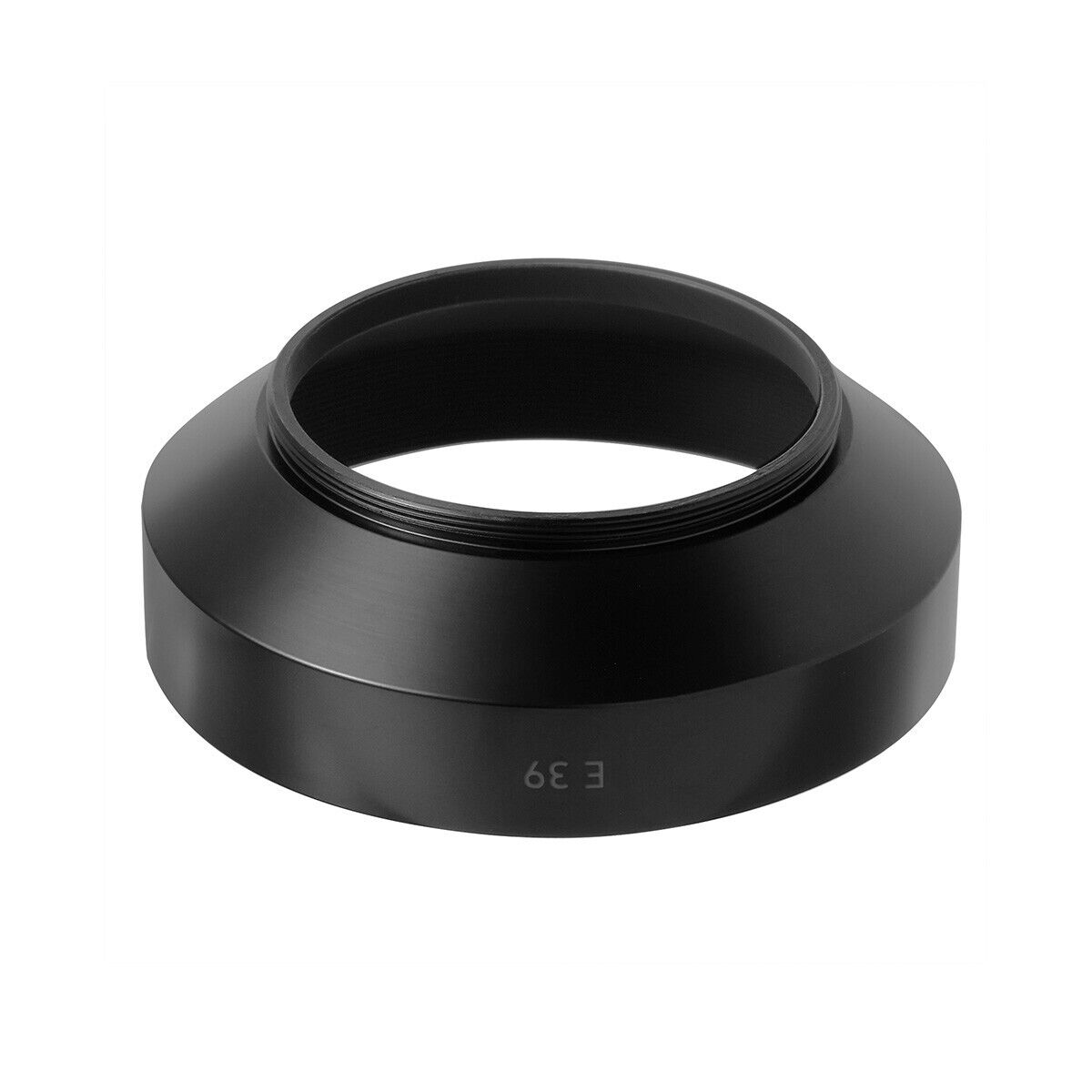 LIGHT LENS LAB Lens Hood C42-LS.39F Reprint Ver. =Black Paint, Engraved Letter=