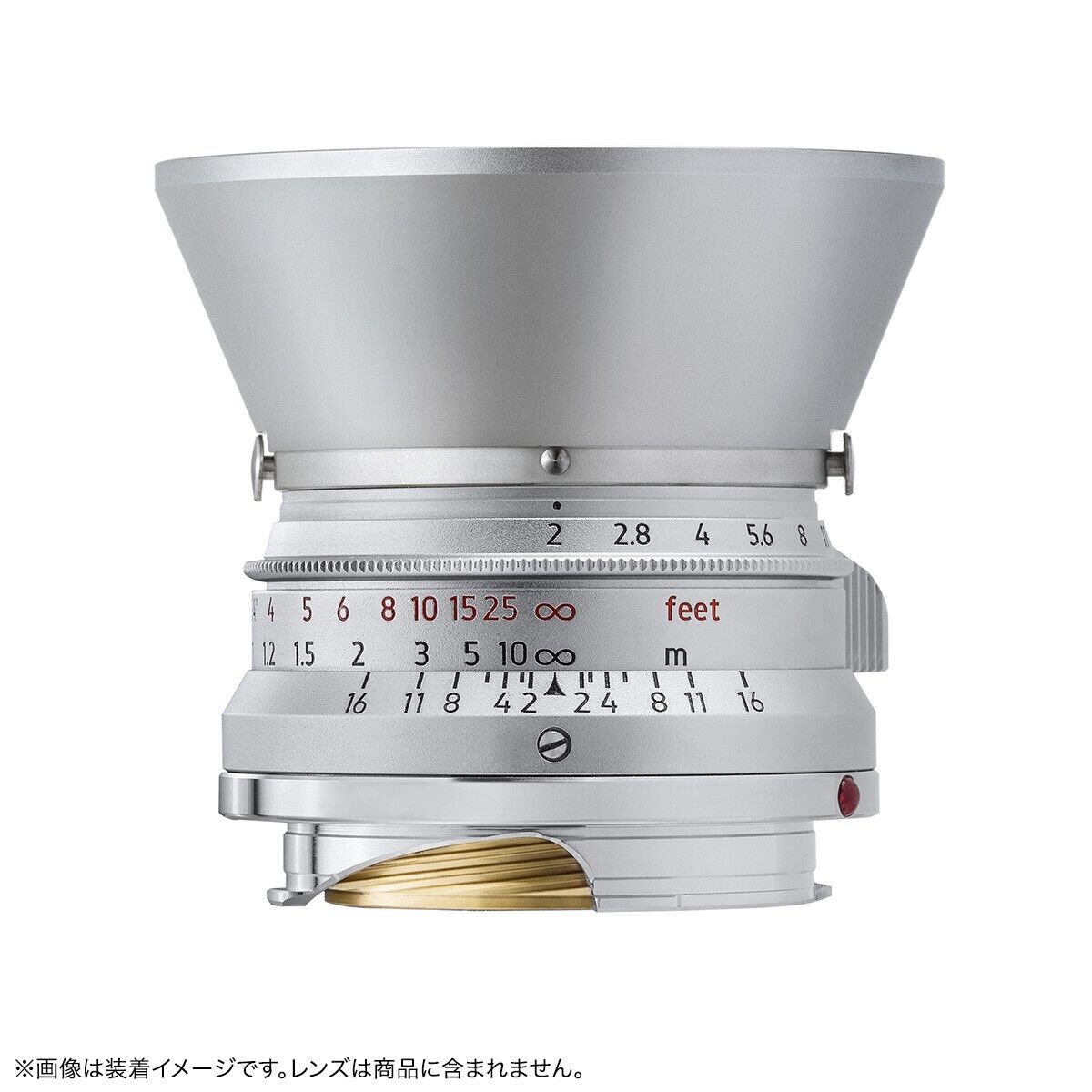 LIGHT LENS LAB Lens Hood L-E39-R (S) =Silver=