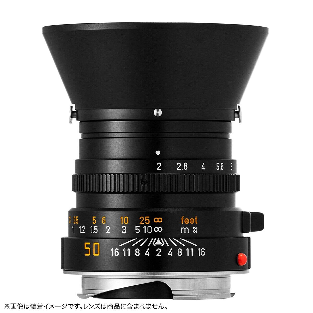 LIGHT LENS LAB Lens Hood L-E39-R (B) =Black=