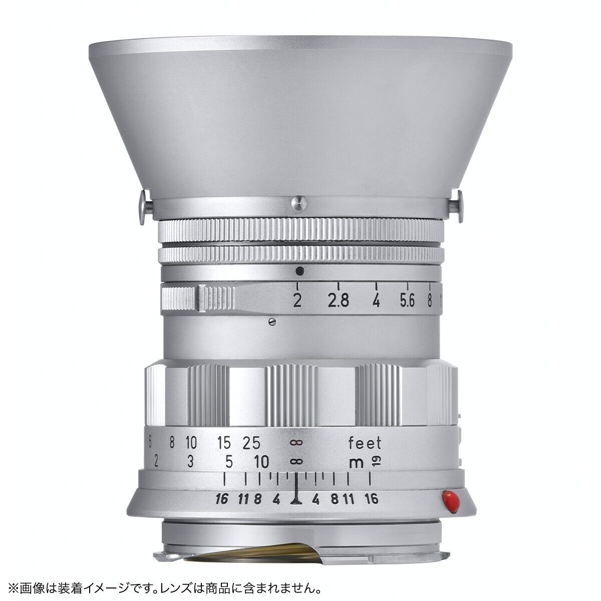 LIGHT LENS LAB Lens Hood L-E39-R (S) =Silver=