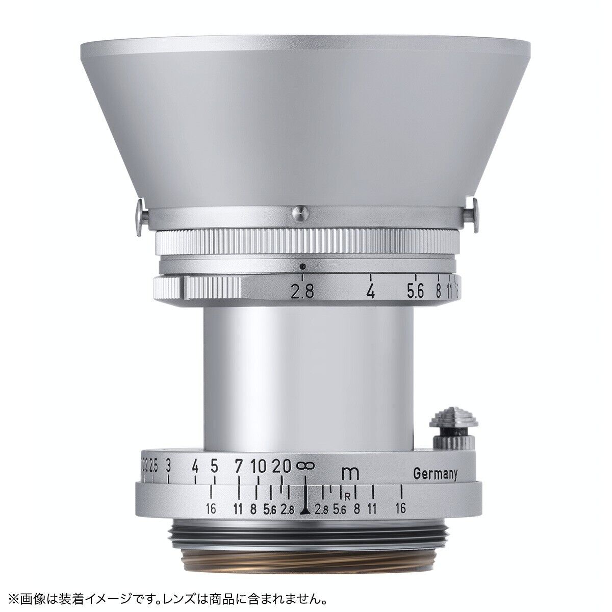 LIGHT LENS LAB Lens Hood L-E39-R (S) =Silver=