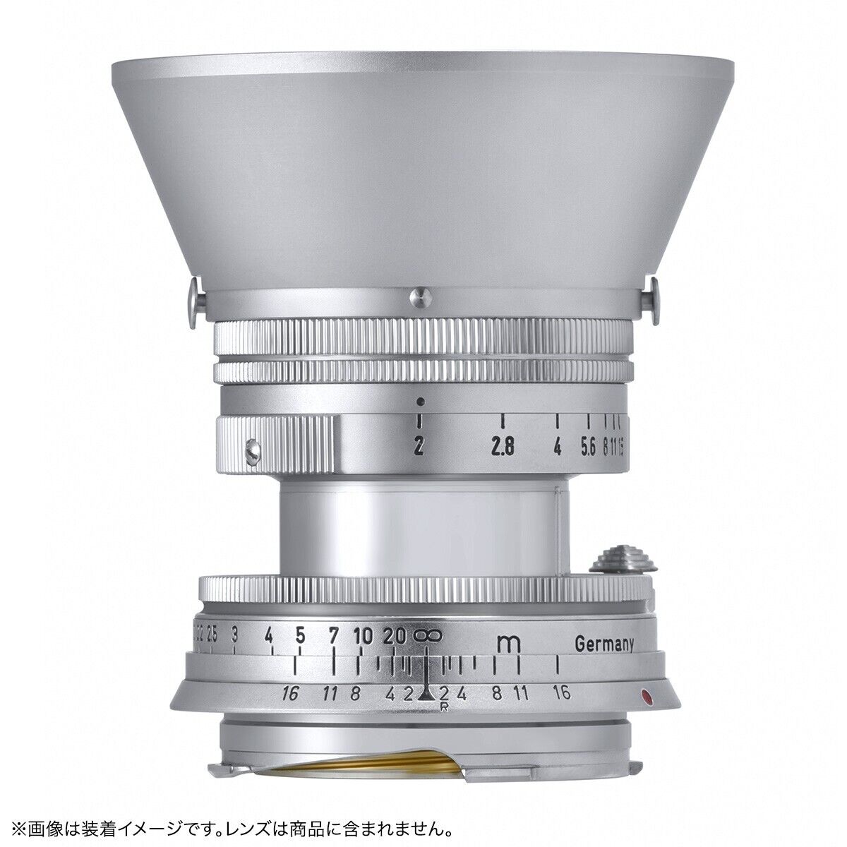 LIGHT LENS LAB Lens Hood L-E39-R (S) =Silver=