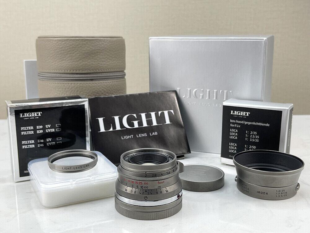 Light Lens Lab 35mm f/2 Titanium Leica Summicron M Eight Element Limited 200