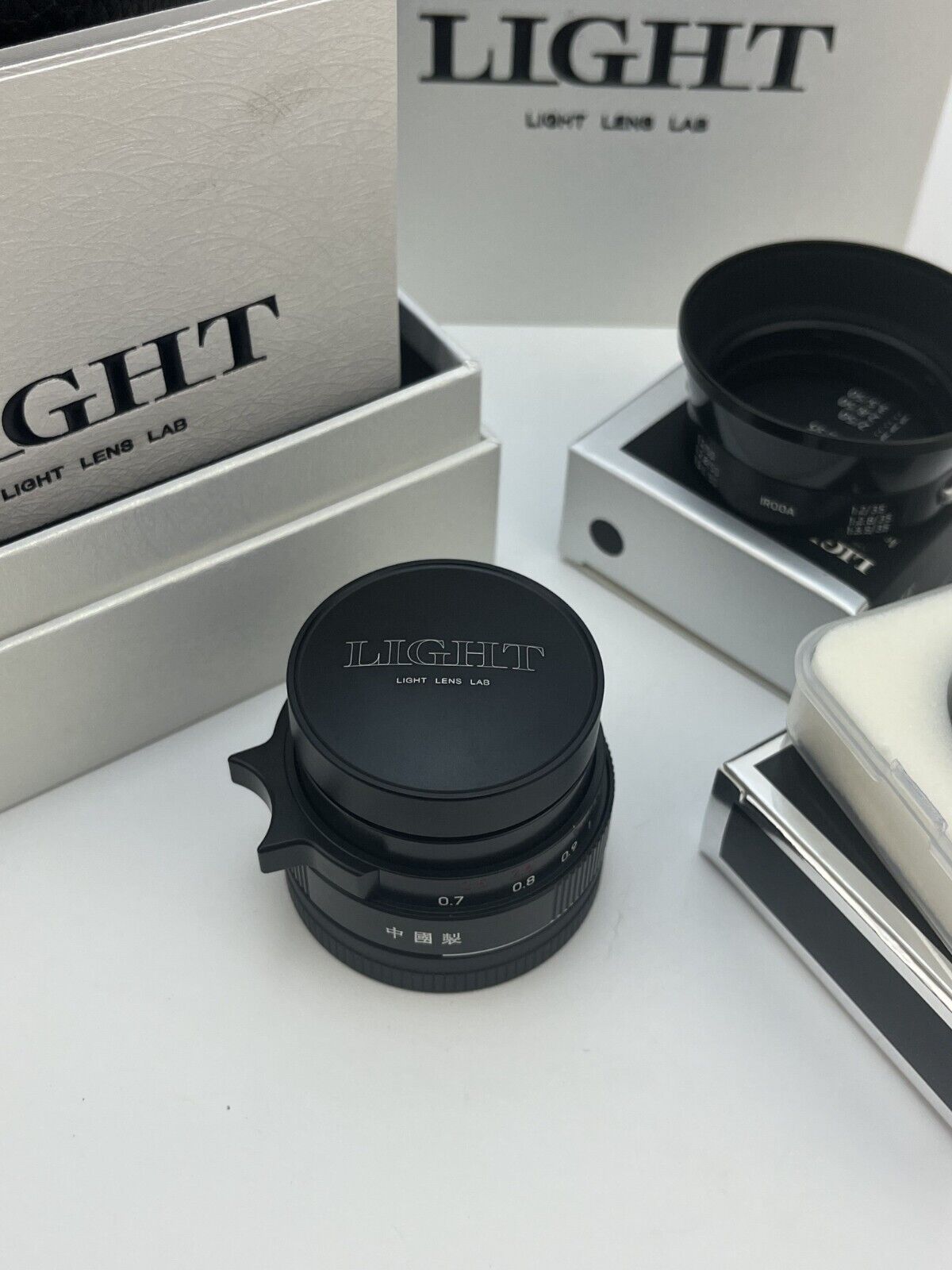 Light Lens Lab Elcan V3LC 50mm f/2 Black Paint LTM L39 w/L-M adapter+Hood+Filte