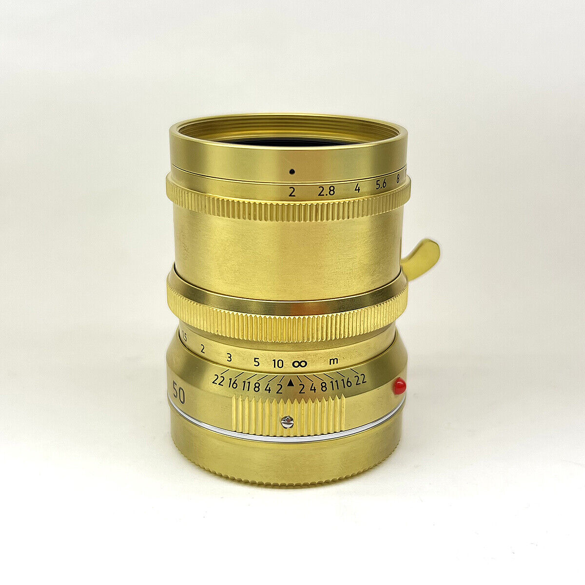 Light Lens Lab 50mm F2 Cooke Speed Panchro II Brass Gold Leica M M6 M240 M9