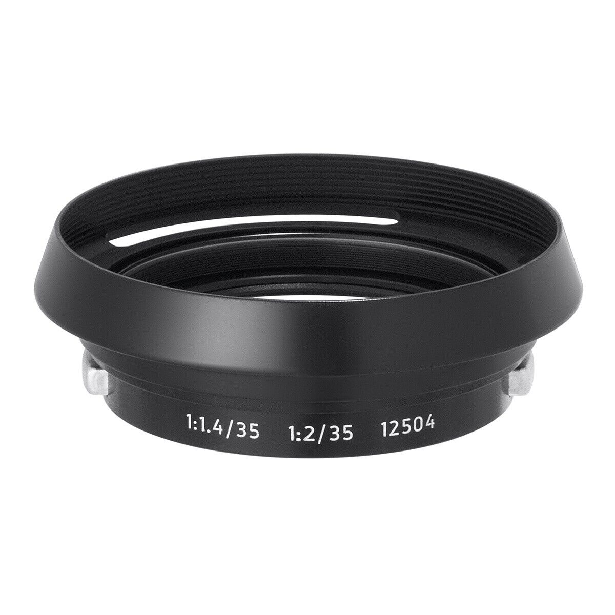 LIGHT LENS LAB Lens Hood L-12504-B made of brass with UV Filter =Black=