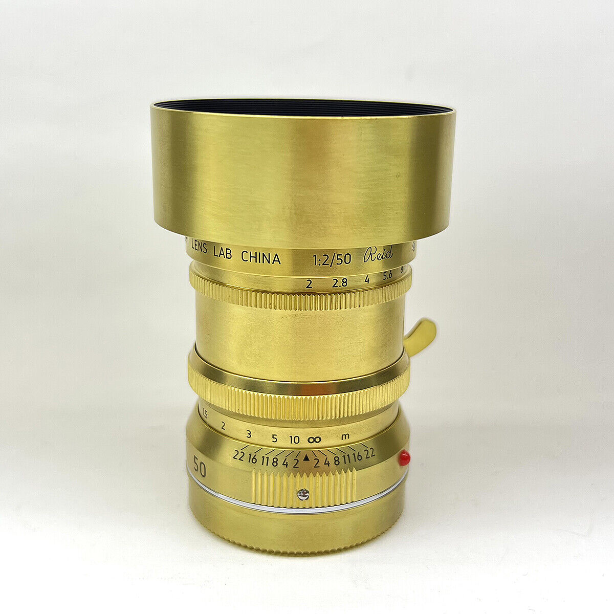 Light Lens Lab 50mm F2 Cooke Speed Panchro II Brass Gold Leica M M6 M240 M9