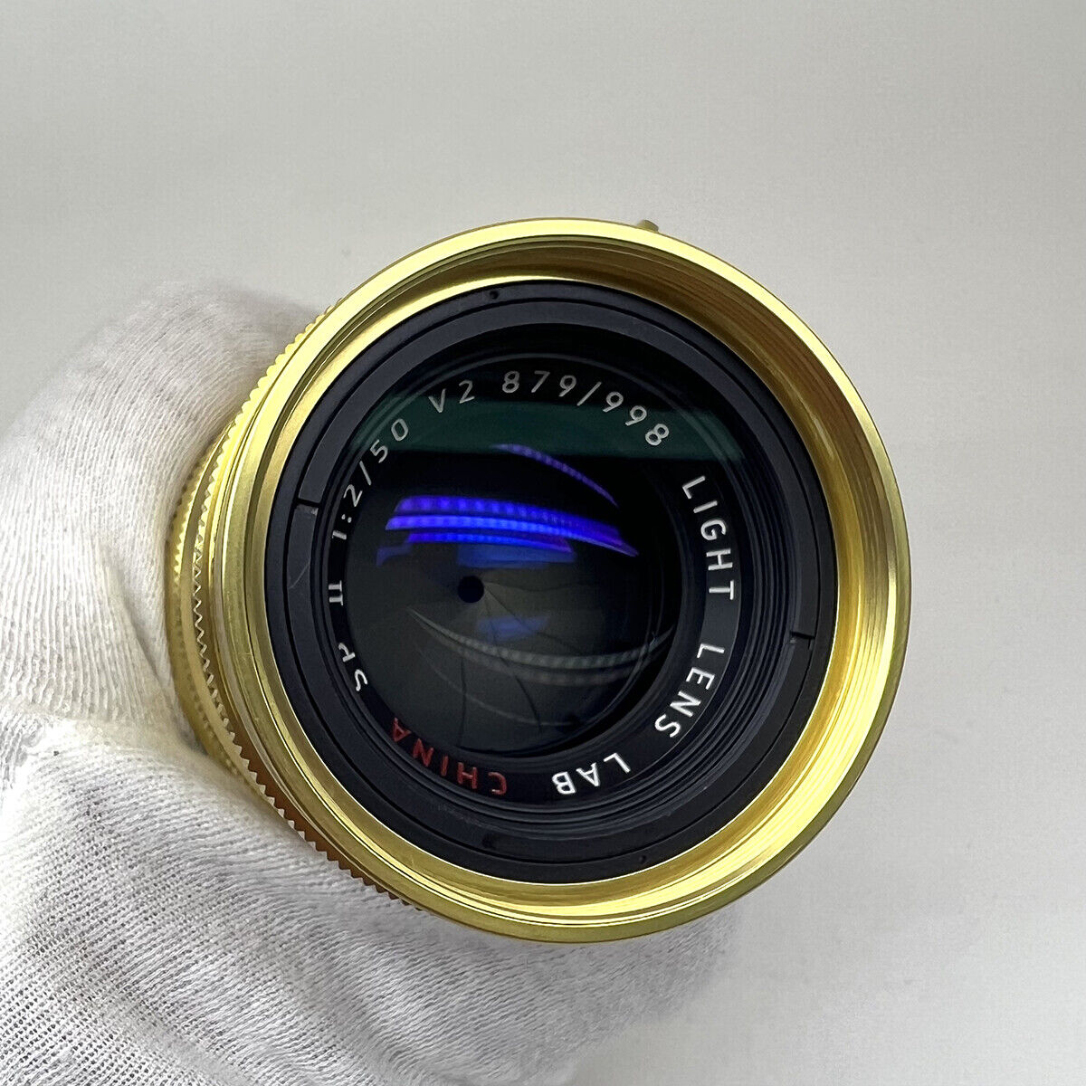 Light Lens Lab 50mm F2 Cooke Speed Panchro II Brass Gold Leica M M6 M240 M9