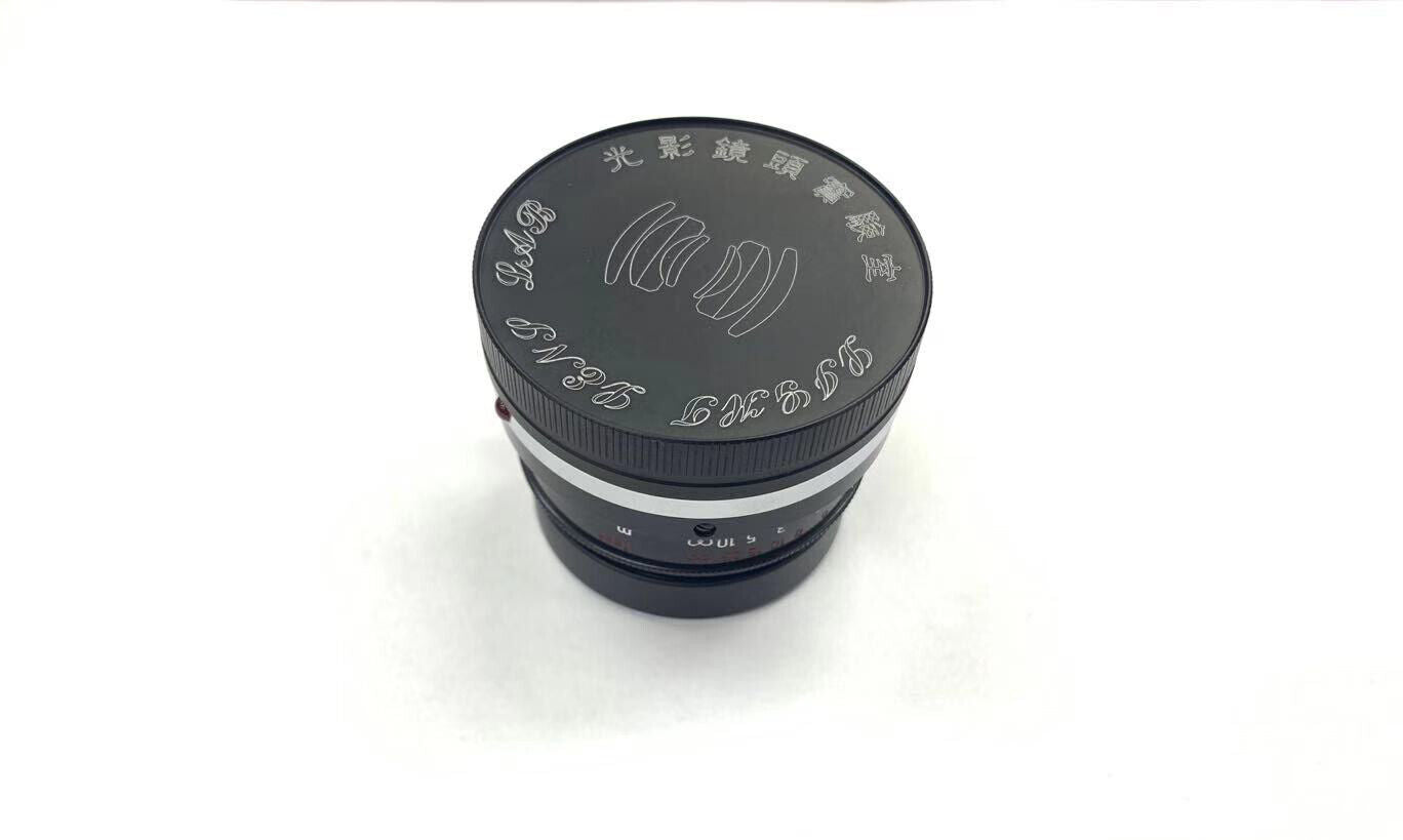 Light lens lab Lens 35mm F2 F/2 black paint for Leica Summicron M Eight Element