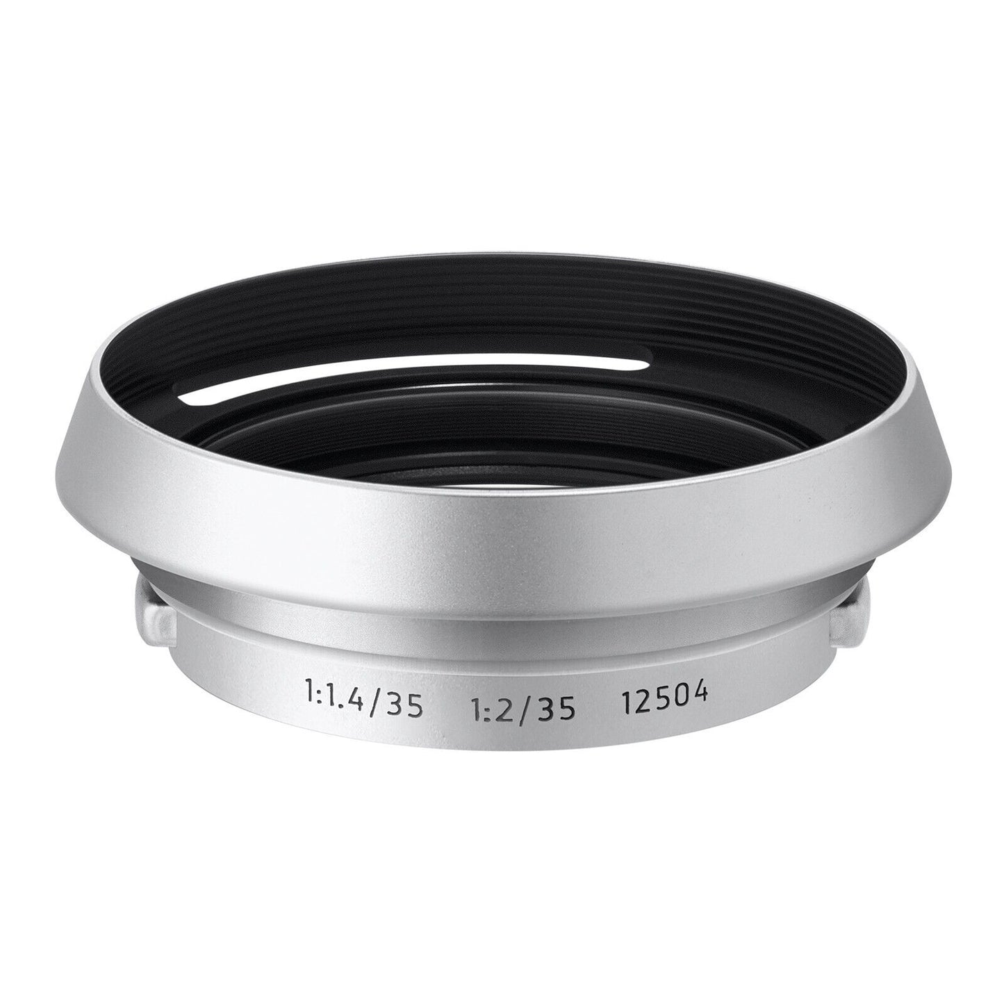 LIGHT LENS LAB Lens Hood L-12504-B made of brass with UV Filter =Silver=